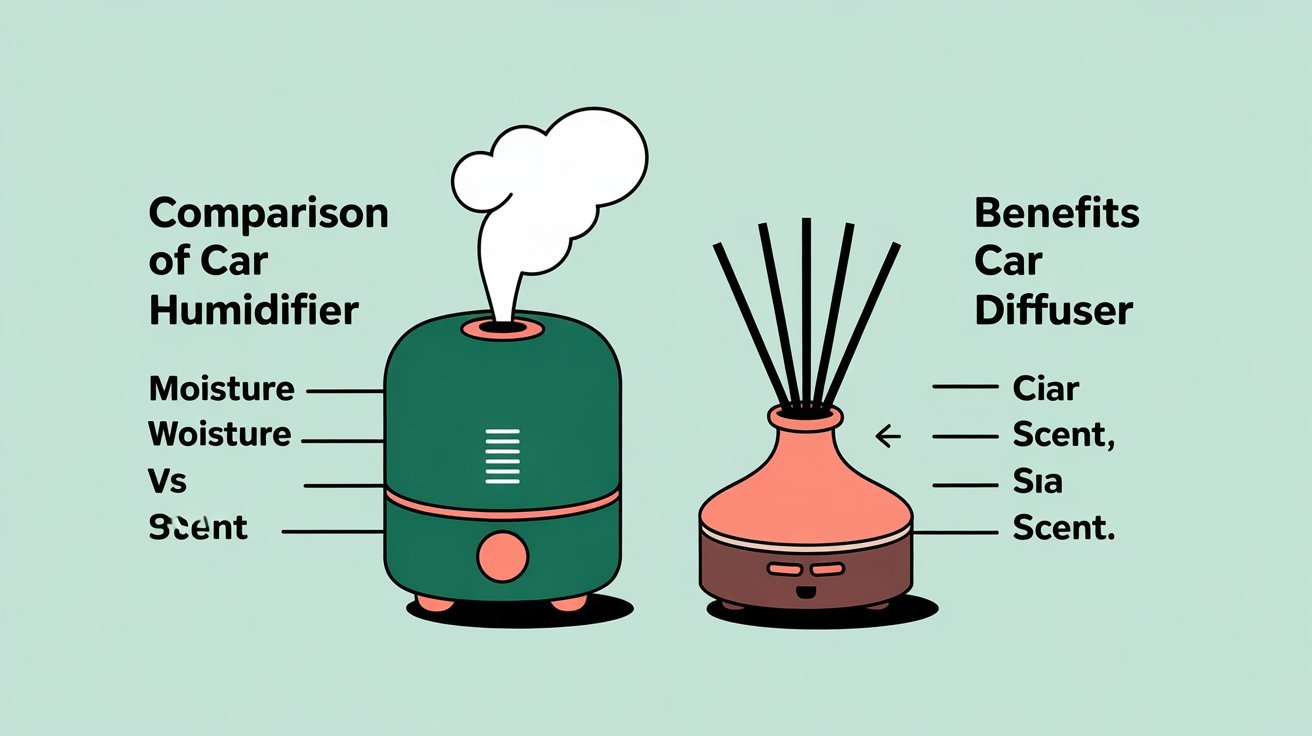 Car Humidifier with Essential Oils